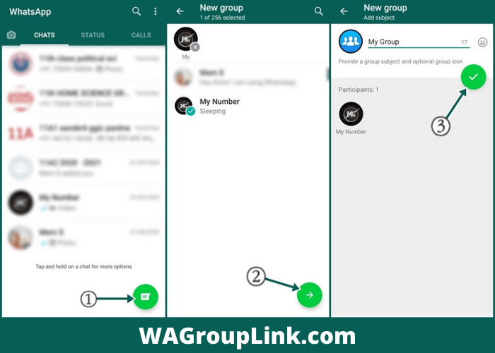 Creating WhatsApp Group